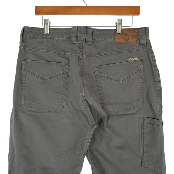 Mountain Khakis Pants Mens 35x30 Gray M's Camber 107 Utility Stretch Gorpcore - Picture 4 of 12